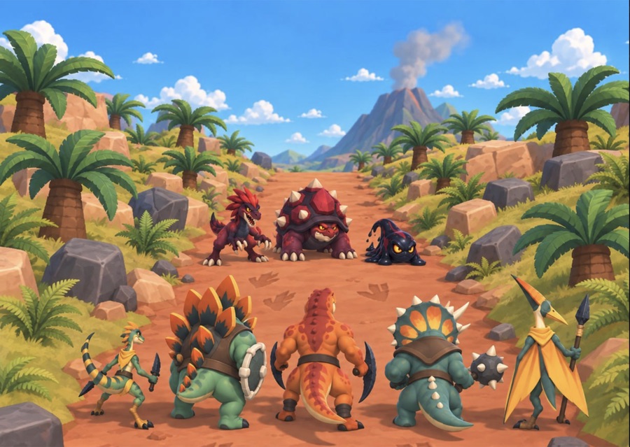Jurassic Squad concept art