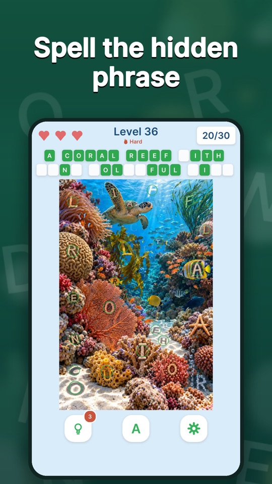 Hidden Words screenshot